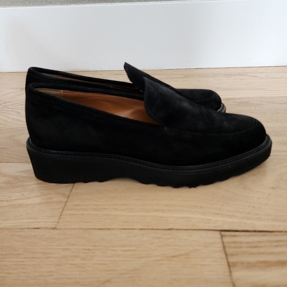 Aquatalia black suede loafers Size 6.5 - Picture 4 of 9